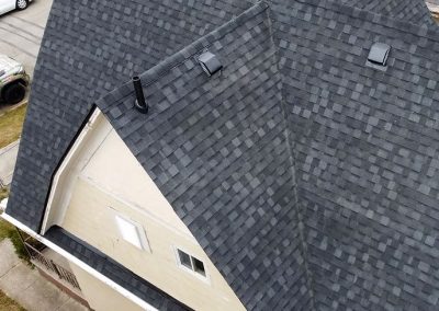 gray asphalt shingle roofing