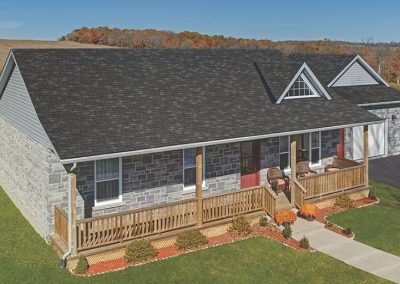gray asphalt shingle roof