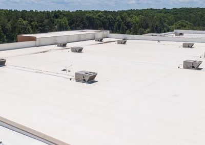 silicone commercial roof